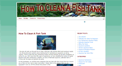 Desktop Screenshot of howtocleanafishtank.net